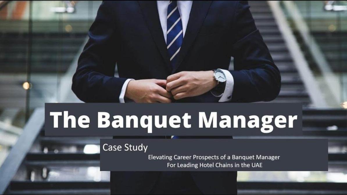 Elevating Career Prospects for a Banquet Manager with CV Designer for the UAE